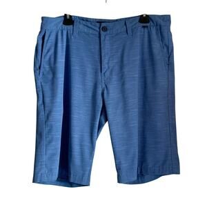 Travis Mathew Men's 36 Stretch Golf Performance Nylon Blend Shorts Blue